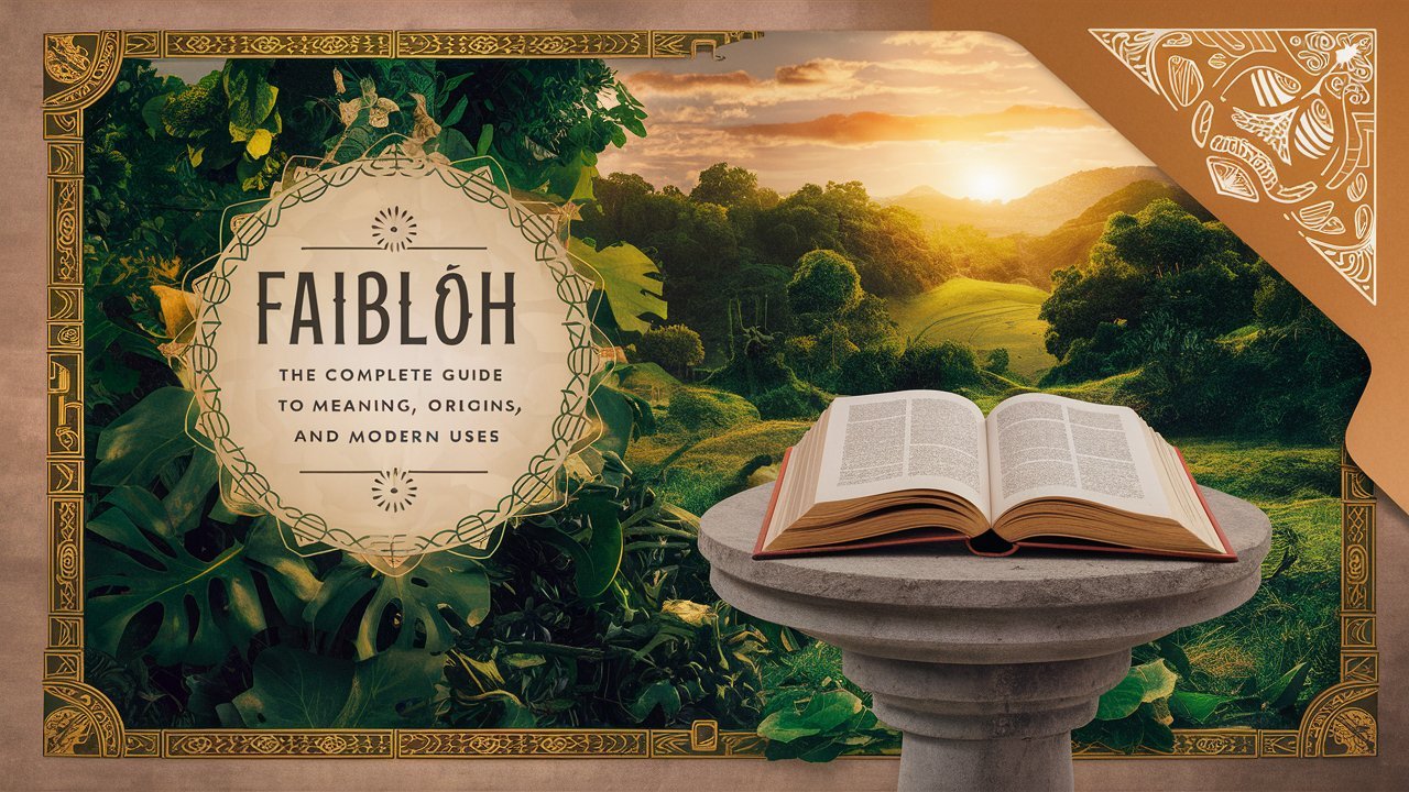 Faibloh: The Complete Guide to Meaning, Origins, and Modern Uses